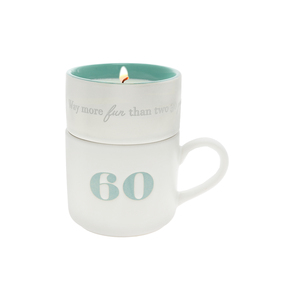60 by Filled with Warmth - Stacking Mug and Candle Set
100% Soy Wax Scent: Tranquility