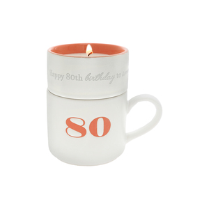 80 by Filled with Warmth - Stacking Mug and Candle Set
100% Soy Wax Scent: Tranquility