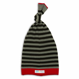 Gray and Black Stripe by Izzy & Owie - 0-12 Month Baby Hat