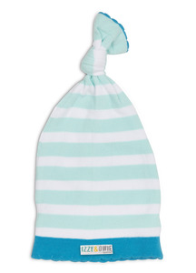 Light Blue Stripe by Izzy & Owie - One Size Fits All Baby Hat