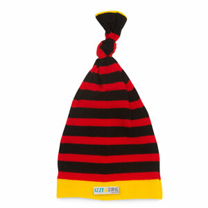 Red and Black Stripe by Izzy & Owie - One Size Fits All Baby Hat