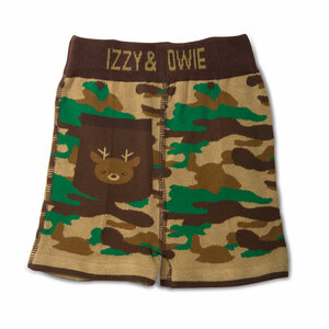 Camouflage Deer by Izzy & Owie - 6-12 Months Baby Shorts