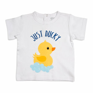 Rubber Ducky by Izzy & Owie - 12-24 Months White T-Shirt
