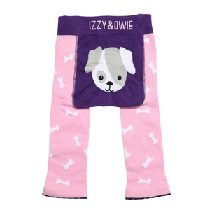 Pink Puppy by Izzy & Owie - 6-12 Months Baby Leggings