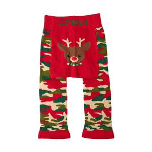 Christmas Camo Reindeer by Izzy & Owie - 6-12 Months Leggings