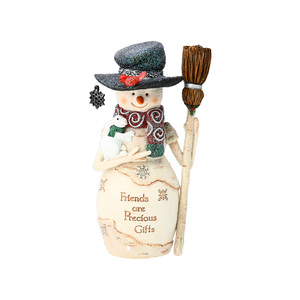 Precious Gifts by The Birchhearts - 6" Snowman holding a Broom 