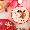Scene Snowman with Moose by Holiday Hoopla - Scene