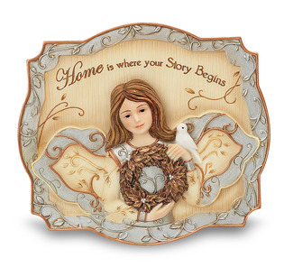Home by Elements - 3.5" x 4" Self-Standing Plaque