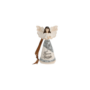 Forever Friends by Elements - 4.5" Angel with Bunny Ornament