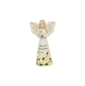 Grandmother by Elements - 5" Angel Holding Daisies