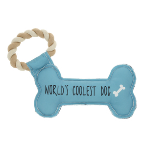 Coolest Dog by Pawsome Pals - Canvas Dog Toy on a Rope