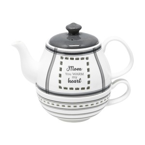 Mom by Farmhouse Family - Tea for One Set
(17 oz Teapot & 8.5 oz Cup)