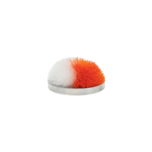 Orange & White by Repre-Scent - 2.75" Pom Pom Lid