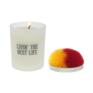 Best Life - Red & Yellow by Repre-Scent - 5.5 oz - 100% Soy Wax Candle with Pom Pom Lid
Scent: Tranquility