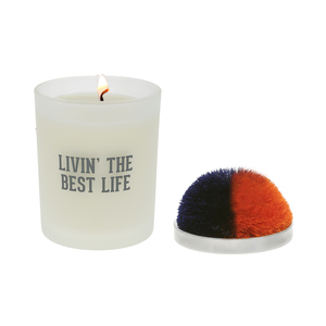 Best Life - Navy & Orange by Repre-Scent - 5.5 oz - 100% Soy Wax Candle with Pom Pom Lid
Scent: Tranquility
