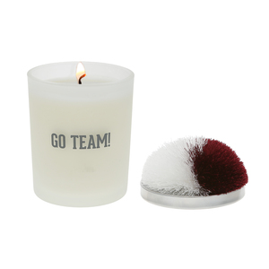 Go Team! - Maroon & White by Repre-Scent - 5.5 oz - 100% Soy Wax Candle with Pom Pom Lid
Scent: Tranquility