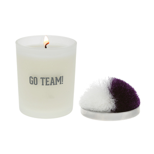 Go Team! - Purple & White by Repre-Scent - 5.5 oz - 100% Soy Wax Candle with Pom Pom Lid
Scent: Tranquility