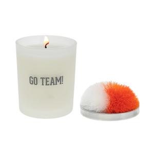 Go Team! - Orange & White by Repre-Scent - 5.5 oz - 100% Soy Wax Candle with Pom Pom Lid
Scent: Tranquility