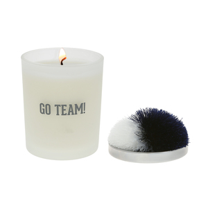 Go Team! - Navy & White by Repre-Scent - 5.5 oz - 100% Soy Wax Candle with Pom Pom Lid
Scent: Tranquility