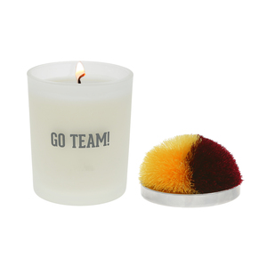 Go Team! - Maroon & Yellow by Repre-Scent - 5.5 oz - 100% Soy Wax Candle with Pom Pom Lid
Scent: Tranquility