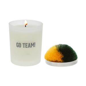 Go Team! - Green & Yellow by Repre-Scent - 5.5 oz - 100% Soy Wax Candle with Pom Pom Lid
Scent: Tranquility