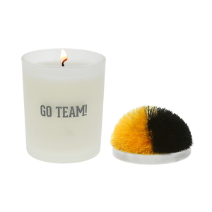 Go Team! - Black & Yellow by Repre-Scent - 5.5 oz - 100% Soy Wax Candle with Pom Pom Lid
Scent: Tranquility