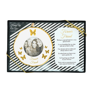 Forever Friends by Hung Up on You - 4" Photo Frame Ornament
