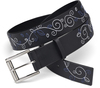 Blue & White Stitched Belt by LAYLA - 