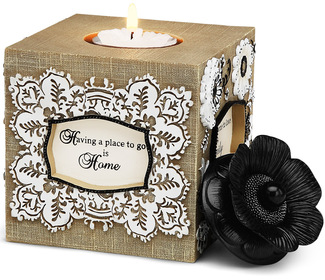 Blessing by Modeles - 4.5" Square Candle Holder
