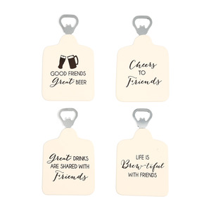 Friends by Hostess with the Mostess - Bottle Opener Coaster Set