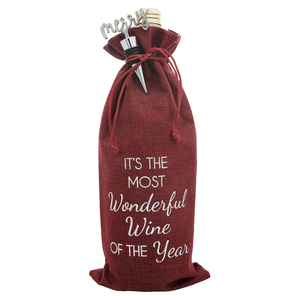 Wonderful Wine by Hostess with the Mostess - 13" Wine Gift Bag Set