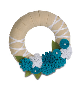 Aqua by Signs of Happiness - 6" Wreath