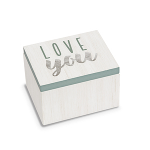 Love by Best Kept Trinkets - 2.25" x 1.2" x 1.5" MDF Trinket Box