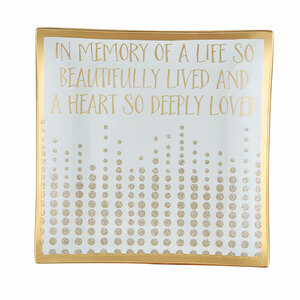 In Memory by Candle Decor - Square Plate