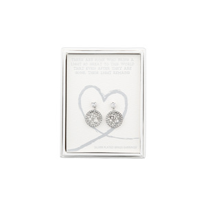 Light by Forever in our Hearts - Silver Star Dangle Earrings