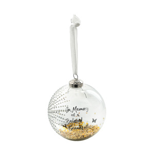 Beloved Grandfather by Forever in our Hearts - 4" Glass Ornament
