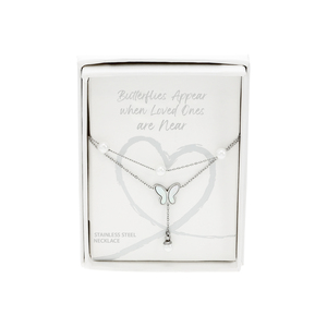 Butterflies Appear by Forever in our Hearts - Stainless Steel Layered Necklace