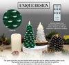 Green Frosted Pine Tree by Pavilion Accessories - Graphic3