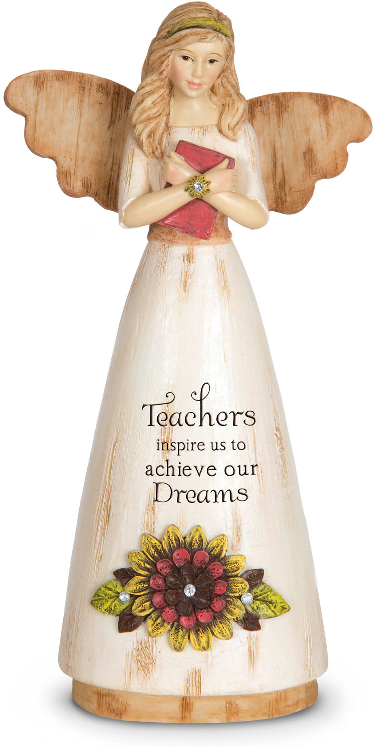 Teacher by Simple Spirits - <em>Teacher</em> - Angel Figurine, 6 in -