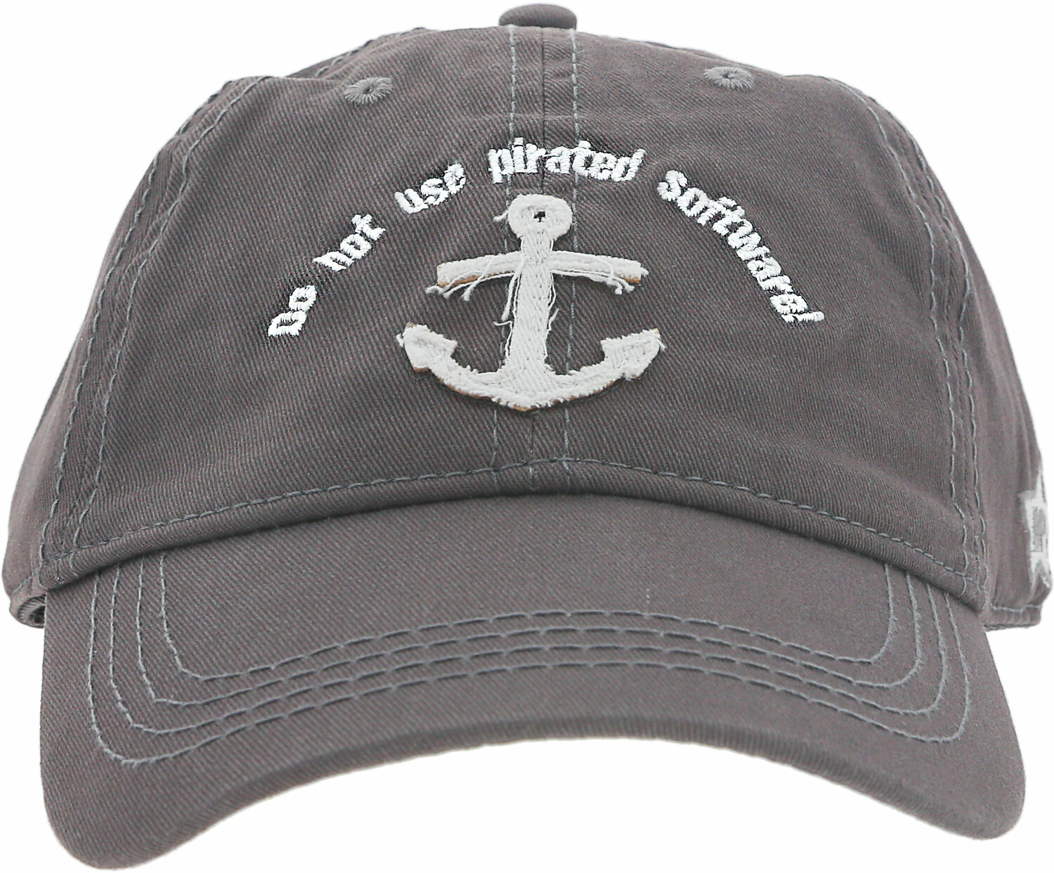 Pirated Software by Pavilion Accessories - Pirated Software - Dark Gray Adjustable Hat