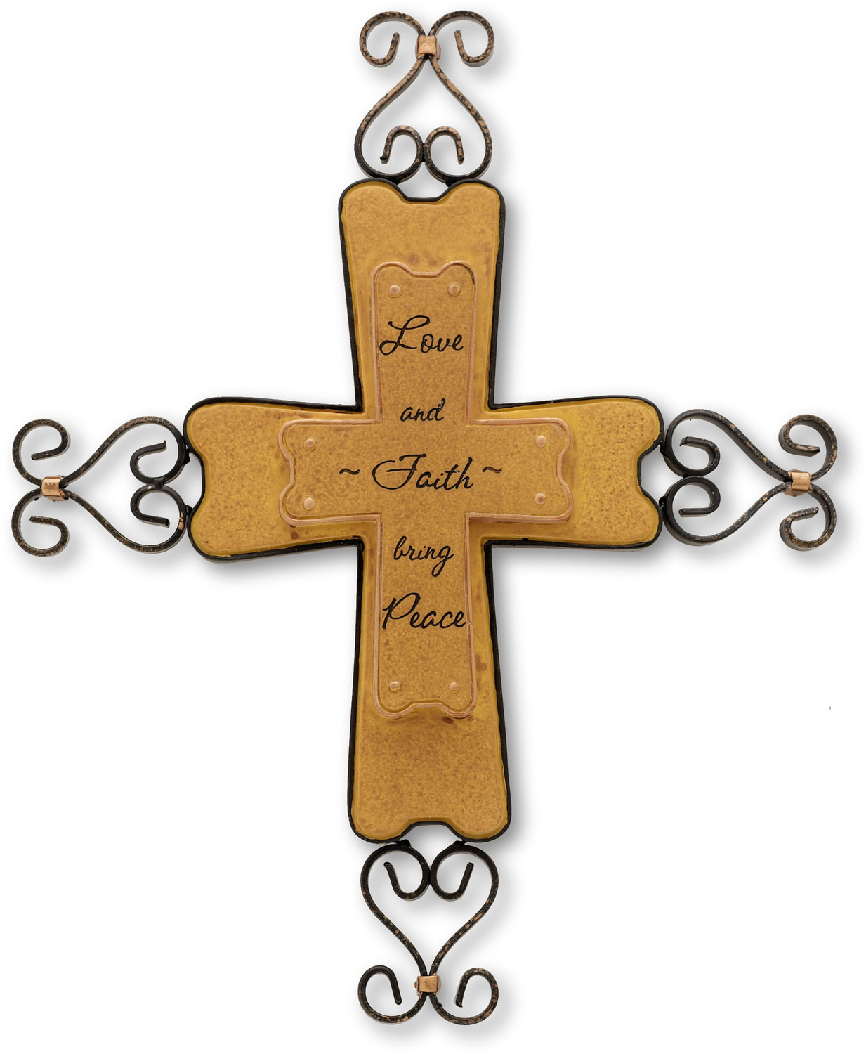 Love and Faith by Outdoor Comfort - Love and Faith - 9" Wall Hanging Cross