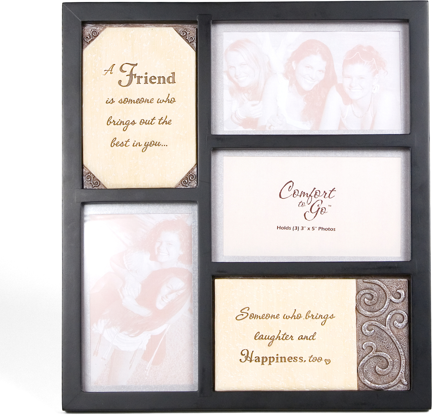 Friend by Comfort to Go - Friend - 10.5" Collage Frame with Plaques