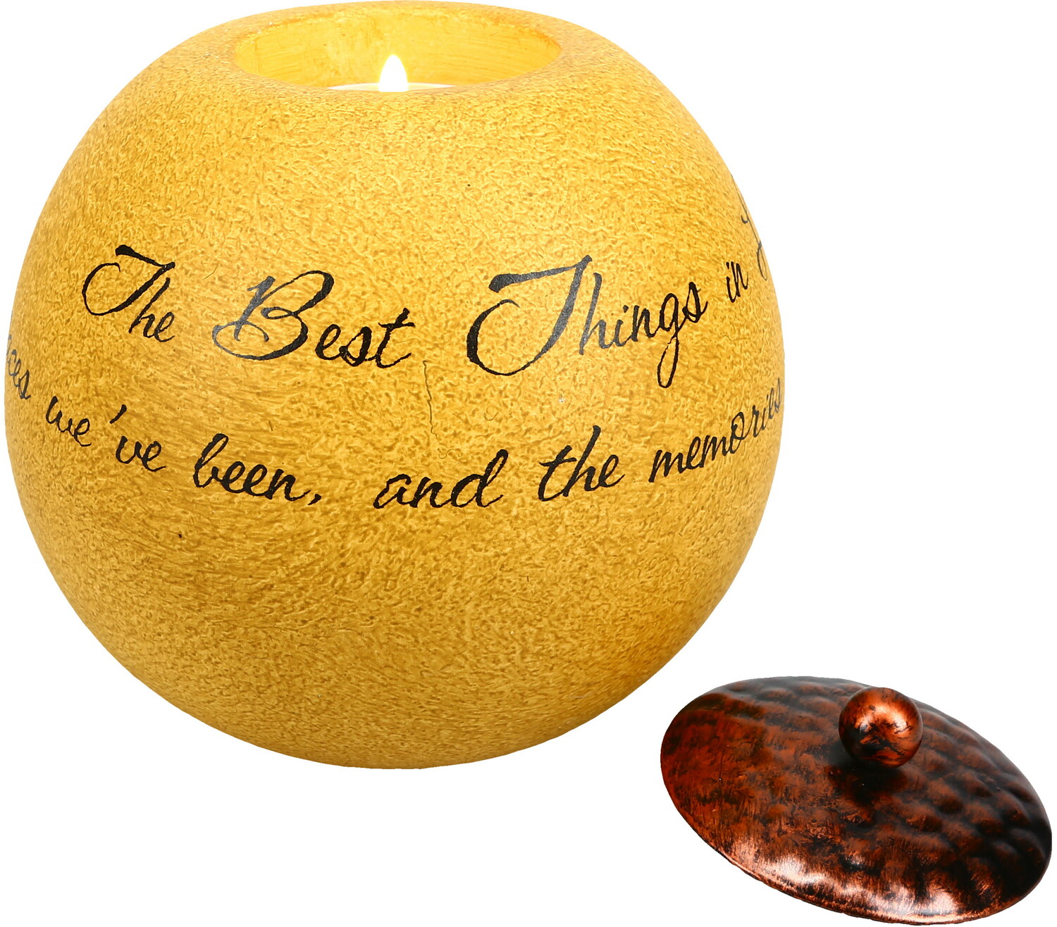 Best Things in Life by Comfort Candles - <em>Best Things</em> - Globe Candle Holder -