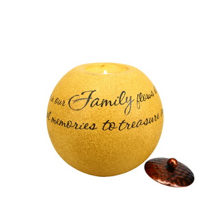 Family by Comfort Candles - 5" Round Candle Holder