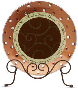Family by Comfort Candles - 8" Glass Round Plate