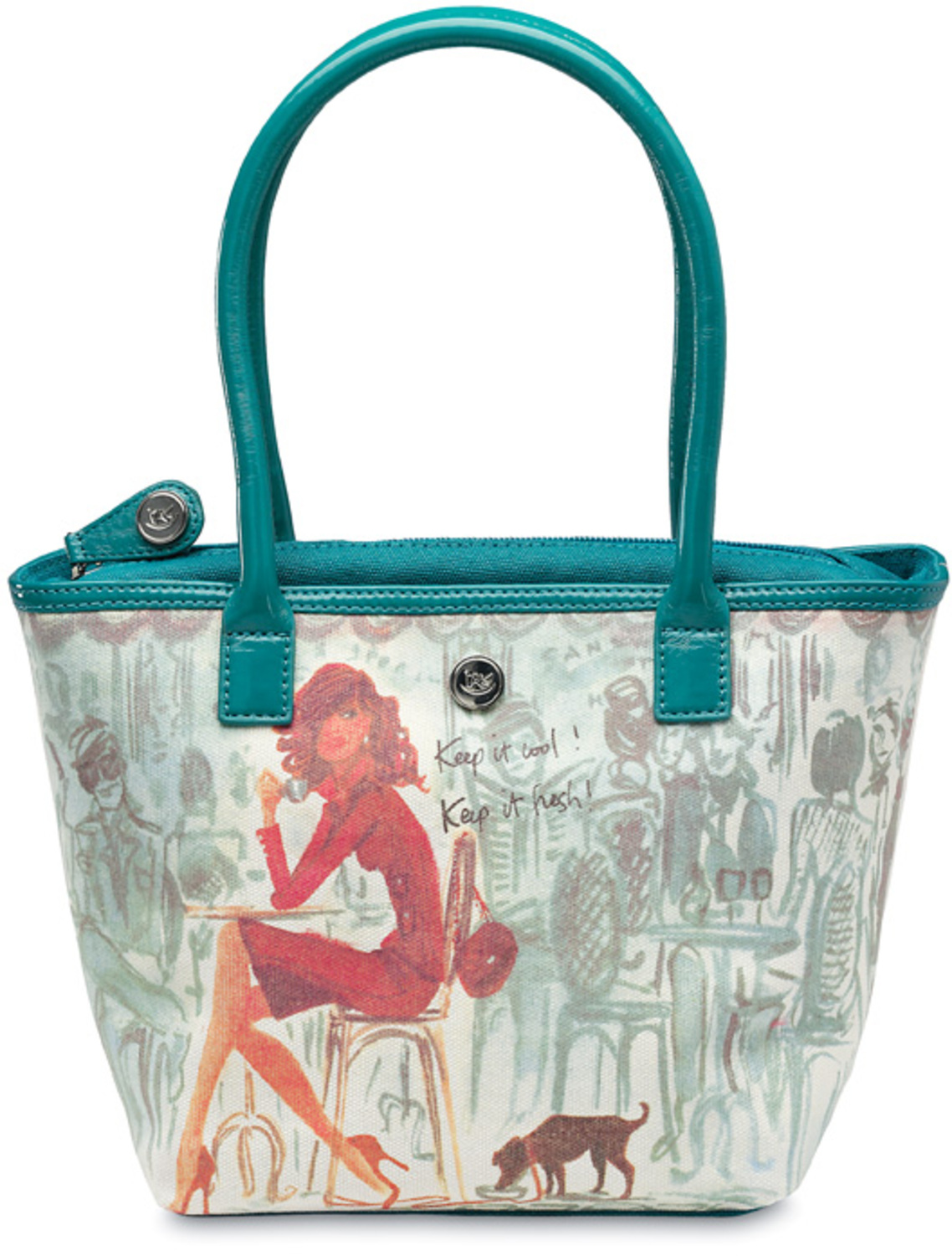 Keep it Cool! Keep it Fresh! by IZAK - Keep it Cool! Keep it Fresh! - 11.5" x 8" Insulated Lunch Tote