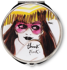 Think Pink by IZAK - 2.75" Compact Mirror