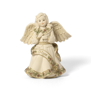 Angel with Hope Banner by Sarah's Angels - 4.5" Angel with Hope Banner