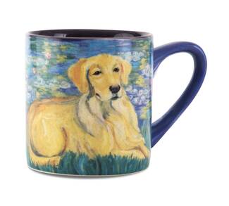 Golden Retriever - Bonet by Paw Palettes - 16 oz Monet Dog Mug