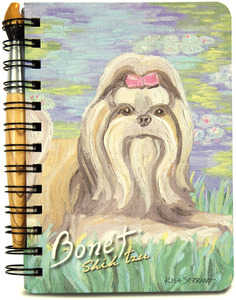 Shih Tzu Bonet by Paw Palettes - 5" x 7" Journal & Pen Set